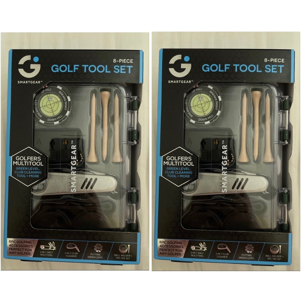 Smartgear 8 Piece Golf Tool Set 2 Pack Bundle